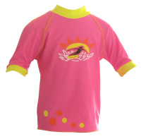 Bad t-shirt, mild rosa/surf